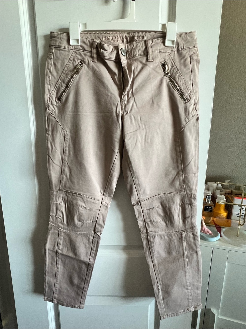 American Eagle Outfitters Men's Slim Chino Pants - Light Taupe